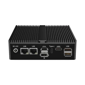 Win 10 3568 Embedded Linux Dual Lan DIN 4G LTE SIM WiFi BT 5.3 RS232 Port Rail Industry Fanless Industrial Mini Pc