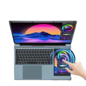 Win 11 Dual Screen Laptop 15.6″+7″ Touch Screen 11th Gen Business Office Computer for Students and Professionals