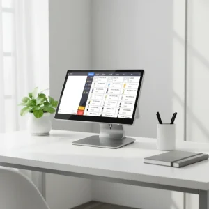 Windows 10/11 Supported 15.6 Inch Ultra Slim Touch POS All-in-One Dual-Screen 1080P Plastic for Retail Restaurant Business