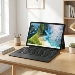 Windows Tablet PC 10.95 Inch 2K Windows 11 12+256G Intel N150 2 in 1 Laptop with Keyboard Pen for Business Office