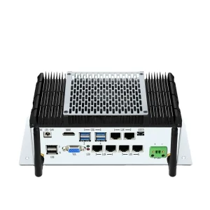 Windows X86 with Fan Mini PC 12th Gen Intel Core Celeron N97 DDR5 Industrial Quad Core Mini Box PC Connect with Monitor