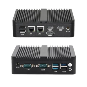 X30G Intel N150 Mini PC DDR4 16GB with 2*HD 1*DP Max 4K 60hz 2*LAN 2*COM Industrial Computer