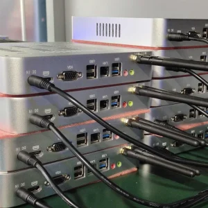 XCY Intel Core I3 I5 I7 4 LAN Fanless Win11 Linux HTPC Firewall Industrial Mini PC Gaming Computer
