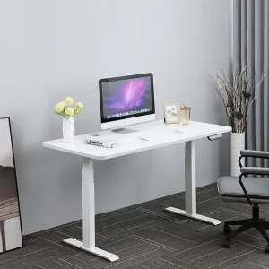XTDNZ 11 Foldable Wooden Office Computer Desk with Adjustable Height Lift Table