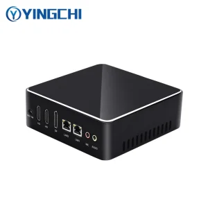 YINGCHI N100 Openciaw AI PC Mini PC Quad Core DDR4 M.2 2*HD DP 4K Display Win10 Office Home Full Function Desktop Computer
