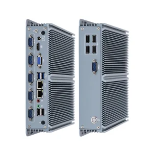 Yanling Embedded Box Industrial Computer J3710 Fanless Mini PC USB 3.0 RS232