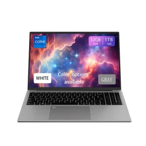 Yifang 16 英寸 英特尔酷睿 i7 Windows 11 32GB DDR4 RAM 512GB SSD IPS 显示屏 商务轻薄笔记本电脑