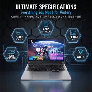 Yifang Gaming Laptop High Performance Notebook Portable Computer for Esports Entertainment Business OEM ODM