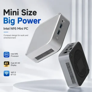 Zkmagic N97 Processor Mini PC Dual 4K HD Display WiFi 5 BT5.0 DDR4 Micro Desktop Computer for Office and Home Entertainment