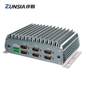 Zunsia Intel 11th Gen Celeron J6412 Fanless Mini PC 6COM 2*DDR4 8USB 16GB M.2 SSD WIFI BT Dual LAN Industrial Embedded Computer