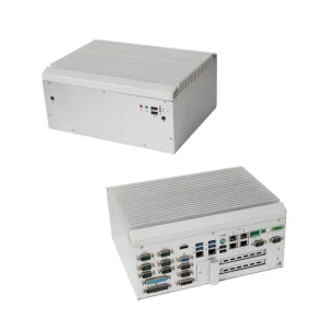 i5 6th CPU Fanless Mini PC Embedded Industrial Computer 10 Serial Ports 8 USB 6 LAN 4G 512G SSD VGA Audio